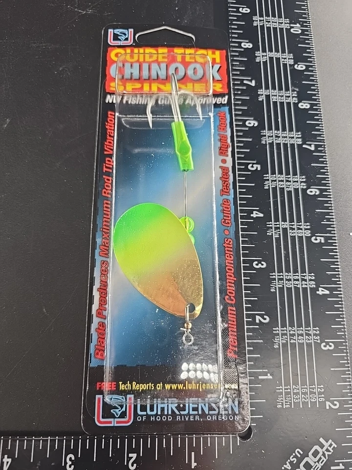 1 LUHR-JENSEN CHINOOK SPINNERS BAIT Guide Tech Size 5  - Image 1 of 1