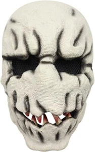Zombie Skeletons Head skull  Latex Mask open mouth Halloween  Mohawk - Picture 1 of 6