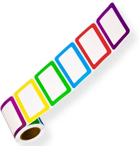 5 Colors Name Tags Stickers 400 Labels for Office, Meeting, School, Teachers and - Picture 1 of 7