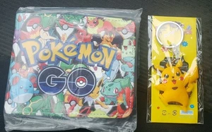 Pokemon GO Character Bioworld Bifold Wallet + Pikachu Keychain, Both NEW! - Picture 1 of 20
