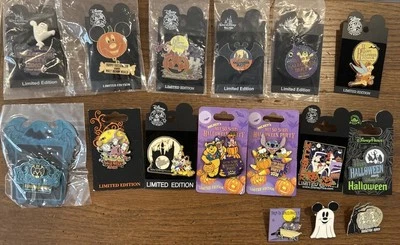 Disney Halloween Pin Lot - Image 1 of 4