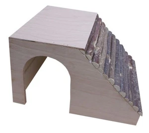 Ollesch Haselnusshaus für Meerschweinchen 33x18,5x19,5 cm  Nagerhaus - Bild 1 von 1