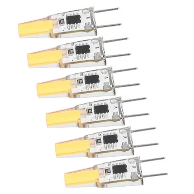 6Pcs G8 LED Bulb 3W COB Warm Light 360 Degrees White Energy Saving 50000 Hours $ - Image 1 of 4