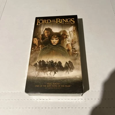 The Lord of the Rings The Fellowship of the Ring VHS 2002 BRAND NEW SEALED — 第 1/2 张图片