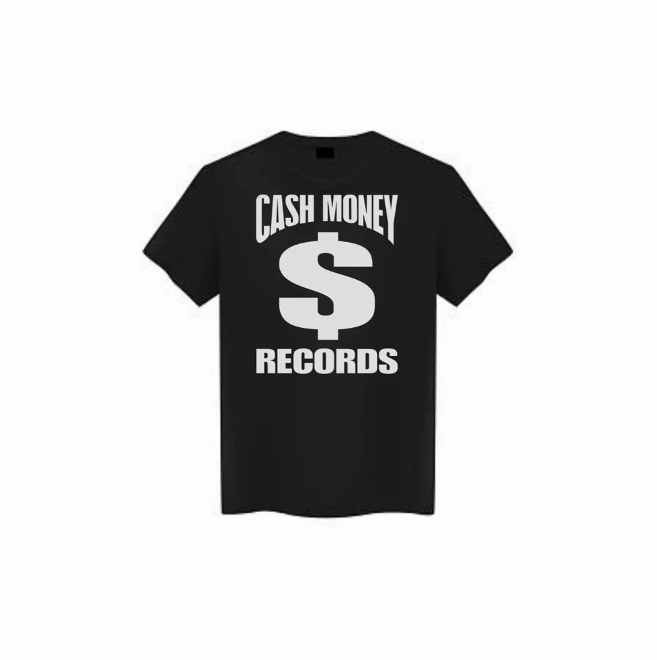 Camiseta con estampado de etiqueta Cash Money Records Foto 1 de 4