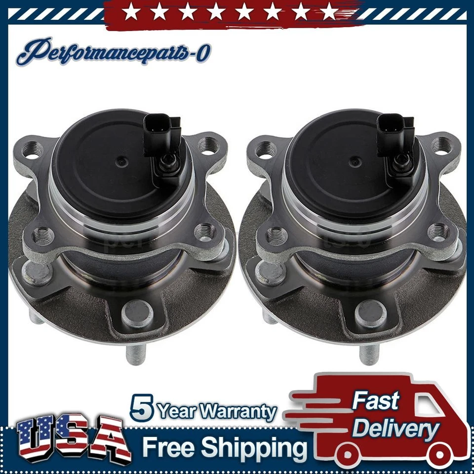 Mevotech Supreme Rear Wheel Bearing and Hub Assembly fits 2012-2018 Ford Focus - Image 1 of 4
