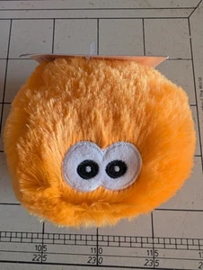 Wilko Orange Furry Face Dog Ball Toy New With Tags - Picture 1 of 3