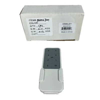 Hinkley Lighting 980003F 6 Speed Remote Control for Hinkley - White - New in Box - Image 1 of 4