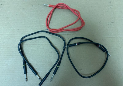 Lote de 4 cables de conexión Mogami TT rojo/negro Foto 1 de 4