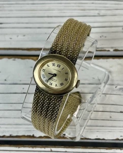 WORKING Vintage Lucerne 10K Gold RGP Bezel Mechanical Wind Women's Watch - Picture 1 of 12