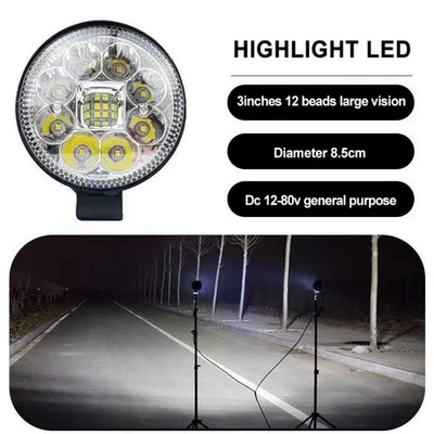 Motorcycle Front Turn Signal Led Spotlights 12v To 80v With Long Service Life - Image 1 of 4