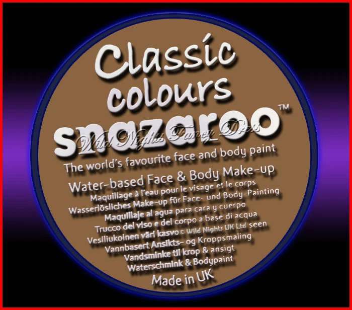 Snazaroo 18ml Beige Brown Face Paint - Image 1 of 1