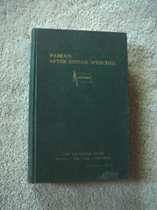 FAMOUS AFTER DINNER SPEECHES - THE ASSOCIATED CLUBS - KNIFE & FORK - 1949 HB - Picture 1 of 4