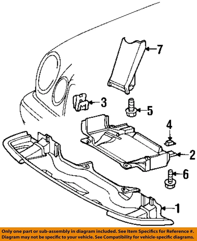 Protector contra salpicaduras Mercedes MERCEDES-BENZ OEM - Clip deflector trasero derecho 0029948045 Foto 1 de 1