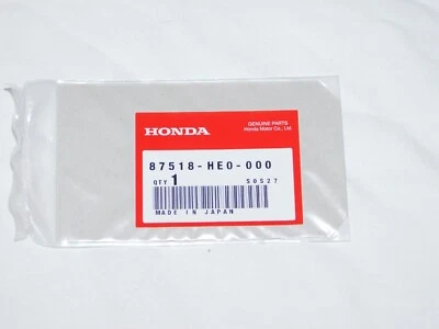 1989 OR 1990 HONDA PILOT 400 FL400 FL400R NOS OEM COOLANT RESERVE DECAL 87518-HE - Image 1 of 2