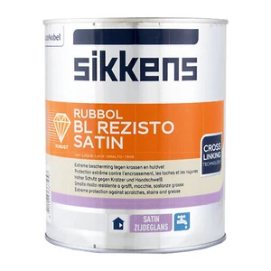 SIKKENS RUBBOL BL REZISTO SATIN  - 2.5 LTR (WEISS) Holzlack Metalllack  - Bild 1 von 2