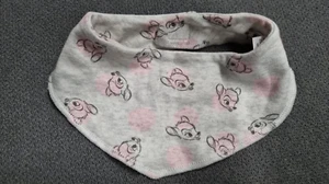 Grau rosa Bambi Baby Tuch Dreieckstuch Grö0e 86/92 (Disney Baby) - Bild 1 von 1