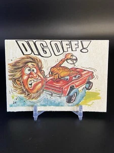 1973 Donruss Fantastic Odd Rods Stickers Series 2 Dig Off #24 - Picture 1 of 2