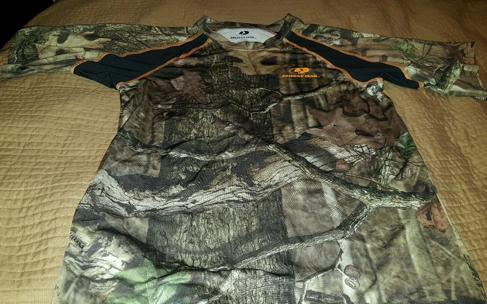 Camiseta camuflada manga corta Mossy Oak para niño, talla XXL (18) 2XL Breakup Infinity Foto 1 de 4