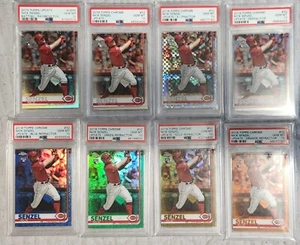 Lote de 10 tarjetas Nick Senzel Parcial Rainbow 2019 Topps Orange Gold RC PSA - Imagen 1 de 2