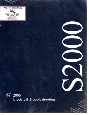 Honda S2000 2006 manual de solución de problemas eléctricos cableado ETM Foto 1 de 2