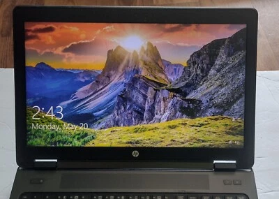 HP ZBook i7 G4 laptop Computer 15.6" in 320GB HDD 32GB RAM WIN 11 OFFICE 2019 - Image 1 of 4
