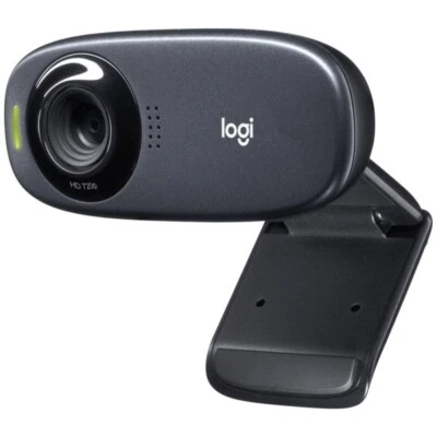 WEBCAM Logitech C310 HD 5MP 1280 x 720 Pixel USB Nero CON FATTURA ELETTRONICA - Immagine 1 di 4