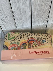 Lesportsac Doodle Cosmetic Makeup Accessories Travel Bag - Picture 1 of 9