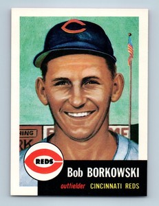 1991 Topps Archives 1953 Bob Borkowski Cincinnati Reds #7 Reprint