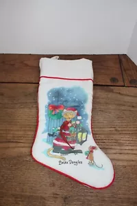 Vintage Beau Dangles Christmas 16" Stocking Wellington - Picture 1 of 2