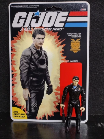GI Joe COBRA ARAH 1982-1994 CUSTOM MAD MAX ACTION FIGURE & CARD Cover