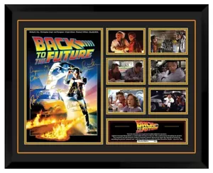 Back To The Future 1985 Michael J. Fox Signed Framed Memorabilia - Picture 1 of 2