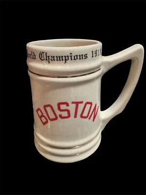 Boston Red Socks World Series 1918- Cooperstown Collection Mug - Babe Ruth full - Image 1 of 4