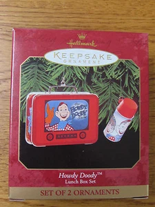Hallmark - "Howdy Doody" Brotdose Set Weihnachtsschmuck - 1999 - Bild 1 von 5