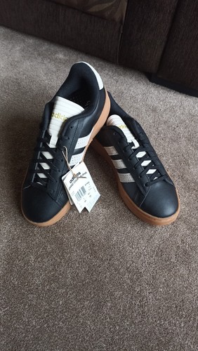 Scarpe da ginnastica uomo Adidas Grand Court Alpha taglia UK 7 nuove imballate