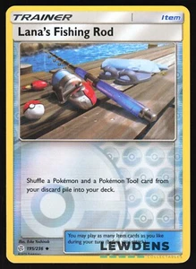 Caña de Pescar Lana - 195/236 - Holograma Inverso Poco Común - Eclipse Cósmico - Pokémon - Imagen 1 de 2