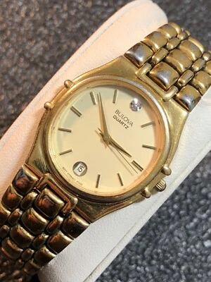 Reloj Mujer Bulova Vintage W Alemania Movimiento 7 Joyas 240N-243N Batería Nueva Foto 1 de 4