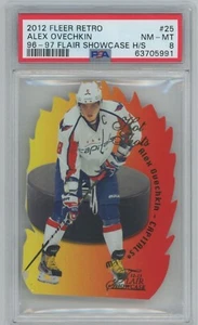 2012-13 FLEER RETRO Alex Ovechkin HOT SHOTS #25 PSA 8 - Picture 1 of 2
