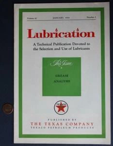 Januar 1956 Texaco Tank- und Ölstation Schmierungstechnik Gebrauchs- und Pflegeheft SCHÖN - - Bild 1 von 1