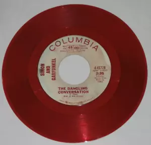 SIMON AND GARFUNKEL - The Dangling Conversation - 1966 Columbia PROMO RED VINYL - Foto 1 di 3
