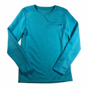Boys' Pieced Crewneck Sweatshirt - All in Motion Sky Blue Large new with tags - Picture 1 of 4