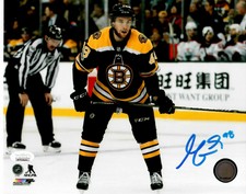"Boston Bruins" Matt Gryelcyk Hand Signed 10X8 Color Photo JSA COA