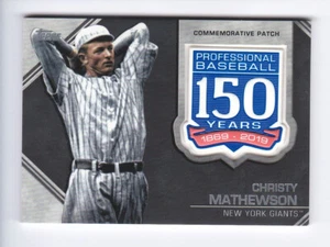 2019 Topps Update Series #AMP-CM CHRISTY MATHEWSON 150th Anniversary Patch Relic - Picture 1 of 2