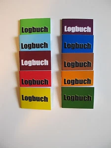 Libro de registro de geocaching MICRO 40 páginas / 80 logs, 10 piezas, libros de registro - Imagen 1 de 2