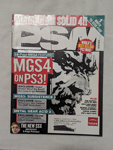 Playstation Magazine PSM Issue #99 Metal Gear Solid 4, MGS3, July 05