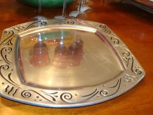 "LENOX ~ SERVILLETERÍA DE METAL ~ 2 platos ~ 1 estante ~ bandeja plana 18"" y bandeja profunda para platos 18,25""" - Imagen 1 de 10
