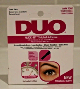 Duo Quick Set Striplash Eye Lash Adhesive Glue DARK TONE 0.18 oz - Picture 1 of 3