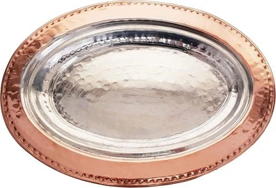 Handgemachter Servierteller aus reinem Kupfer, Kebab-Teller, Iskender,... - Bild 1 von 4