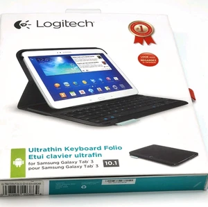 Logitech Ultrathin Keyboard Folio for 10.1-Inch Samsung Galaxy Tab 3 - Picture 1 of 2