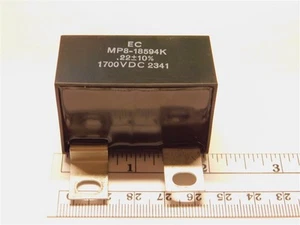 Electronic Concepts MP8-18594K .22uF 10% 1700VDC Polypropylene Snubber Capacitor - Picture 1 of 4